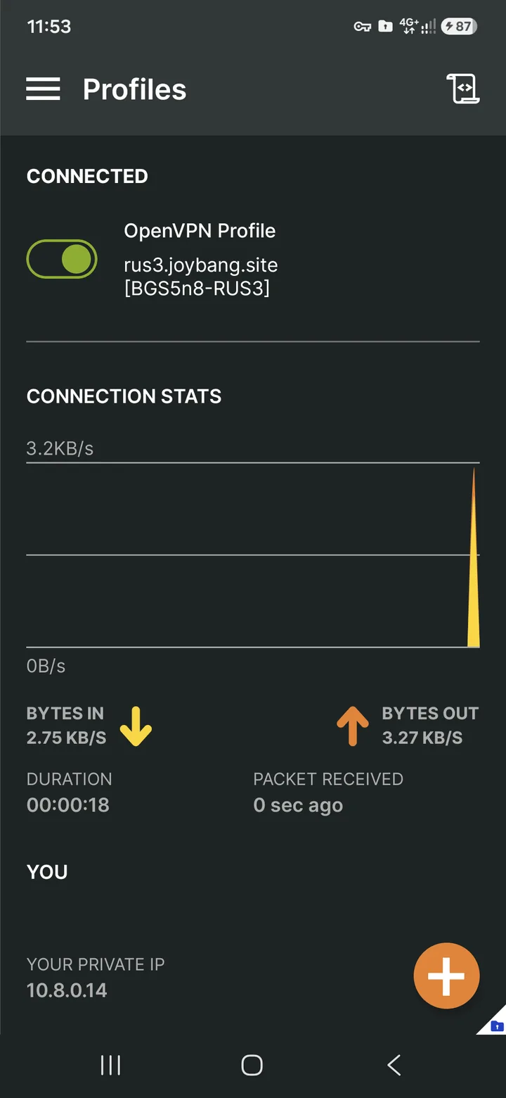 OpenVPN Connect для Android — Соглашаемся с импортом «OK». Далее нажимаем «CONNECT». Соглашаемся с запросом на подключение (системное…