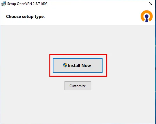 OpenVPN Scramble (XOR) для Windows — После скачивания, открываем файл «OpenVPN-2.5.7-I602-amd64». И кликаем по «Install Now».