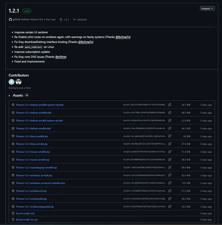 Throne для Windows — Скачать приложение Throne можно по ссылке: https://github.com/throneproj/Throne/releases. Выбираем последнюю…