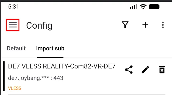 v2rayNG для Android — Проверим маршрутизацию приложений.